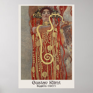 Gustav Klimt - Hygieia 1907   Art nouveau Poster