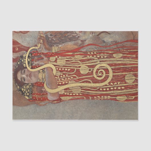 Gustav Klimt | Hygieia (1907) Tissuepapier (Voorkant)