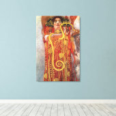 Gustav Klimt - Hygieia Medicine Godin Health Canvas Afdruk (Insitu (Houten vloer))