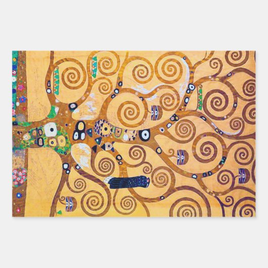 Gustav Klimt Inpakpapier Vel (Voorkant 3)
