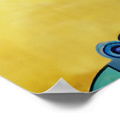 Gustav Klimt inspireerde The Tree of Life Poster (Hoek)