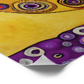 Gustav Klimt inspireerde The Tree of Life Poster (Hoek)