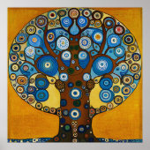 Gustav Klimt inspireerde The Tree of Life Poster (Voorkant)