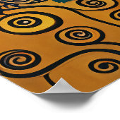 Gustav Klimt inspireerde The Tree of Life Poster (Hoek)