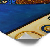 Gustav Klimt inspireerde The Tree of Life Poster (Hoek)