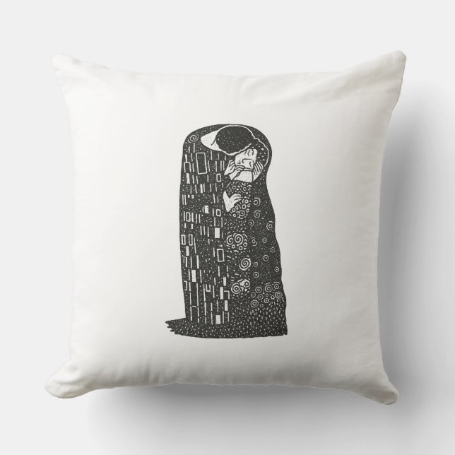 Gustav Klimt is de Kus Kussen (Voorkant)