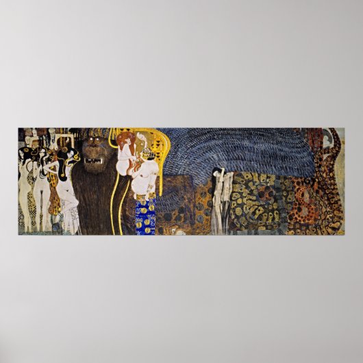 Gustav Klimt is de vijandige krachten Poster (Voorkant)