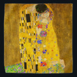 Gustav Klimt is het beroemde schilderij The Kiss. Bandana<br><div class="desc">Gustav Klimt is het beroemde schilderij The Kiss. Bandana. beroemd schilderij van Gustav Klimt.</div>