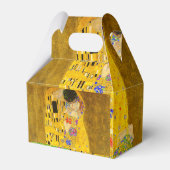 Gustav Klimt is het beroemde schilderij The Kiss. Bedankdoosjes (Achterkant)