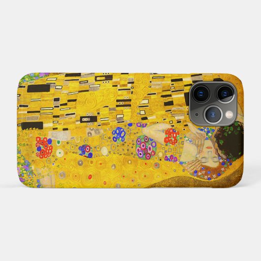 Gustav Klimt is het beroemde schilderij The Kiss. Case-Mate iPhone Case (Achterkant (horizontaal))