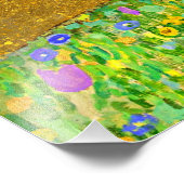 Gustav Klimt is het beroemde schilderij The Kiss. Foto Afdruk (Hoek)