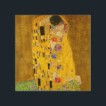 Gustav Klimt is het beroemde schilderij The Kiss. Hout Afdruk<br><div class="desc">Gustav Klimt is het beroemde schilderij The Kiss. Hout Wall Art. Bekend schilderij van Gustav Klimt.</div>