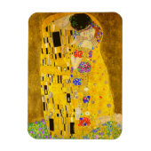 Gustav Klimt is het beroemde schilderij The Kiss. Magneet (Verticaal)