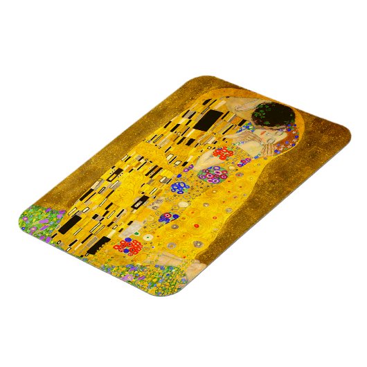 Gustav Klimt is het beroemde schilderij The Kiss. Magneet (Linkerzijde)