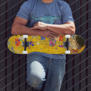 Gustav Klimt is het beroemde schilderij The Kiss. Persoonlijk Skateboard