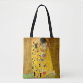 Gustav Klimt is het beroemde schilderij The Kiss. Tote Bag (Voorkant)
