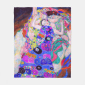 Gustav Klimt is het beroemde schilderij The Virgin Fleece Deken (Voorkant)
