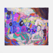 Gustav Klimt is het beroemde schilderij The Virgin Fleece Deken (Voorkant (Horizontaal))