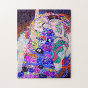 Gustav Klimt is het beroemde schilderij The Virgin Legpuzzel