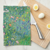 Gustav Klimt - Italiaans landschap Theedoek (Quarter Fold)