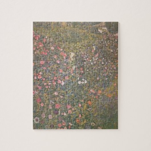 Gustav Klimt - Italiaans tuinbouwlandschap Legpuzzel (Verticaal)