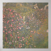 Gustav Klimt - Italiaans tuinbouwlandschap Poster (Voorkant)