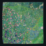 Gustav Klimt - Italiaans tuinlandschap Bandana<br><div class="desc">Italiaans tuinlandschap / Italiaans tuinbouwlandschap - Gustav Klimt,  Oil on Canvas,  1913</div>