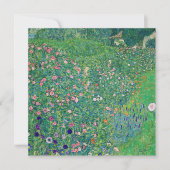 Gustav Klimt - Italiaans tuinlandschap Bedankkaart (Voorkant)