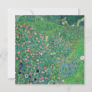 Gustav Klimt - Italiaans tuinlandschap Bedankkaart