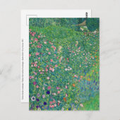 Gustav Klimt - Italiaans tuinlandschap Briefkaart (Voorkant / Achterkant)