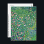 Gustav Klimt - Italiaans tuinlandschap Briefkaart<br><div class="desc">Italiaans tuinlandschap / Italiaans tuinbouwlandschap - Gustav Klimt,  Oil on Canvas,  1913</div>