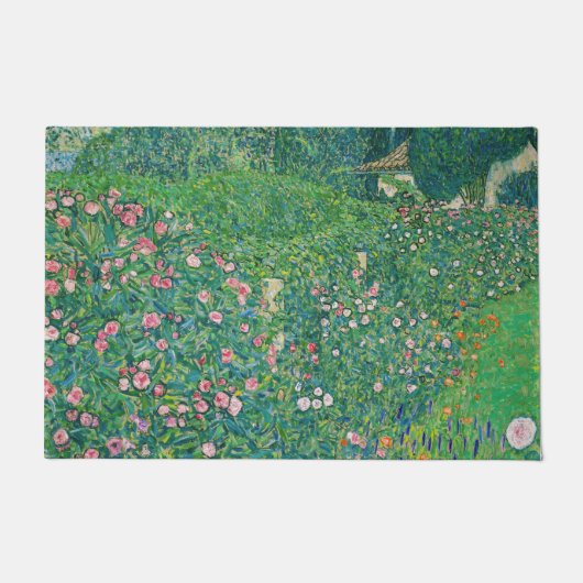 Gustav Klimt - Italiaans tuinlandschap Deurmat (Voorkant)