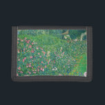 Gustav Klimt - Italiaans tuinlandschap Drievoud Portemonnee<br><div class="desc">Italiaans tuinlandschap / Italiaans tuinbouwlandschap - Gustav Klimt,  Oil on Canvas,  1913</div>