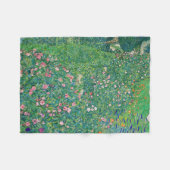 Gustav Klimt - Italiaans tuinlandschap Fleece Deken (Voorkant (Horizontaal))