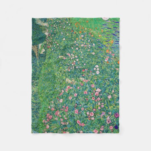 Gustav Klimt - Italiaans tuinlandschap Fleece Deken (Voorkant)