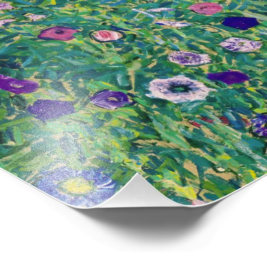 Gustav Klimt - Italiaans tuinlandschap Foto Afdruk (Hoek)