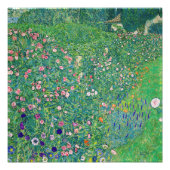 Gustav Klimt - Italiaans tuinlandschap Foto Afdruk (Voorkant)