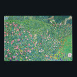 Gustav Klimt - Italiaans tuinlandschap Gelamineerde Placemat<br><div class="desc">Italiaans tuinlandschap / Italiaans tuinbouwlandschap - Gustav Klimt,  Oil on Canvas,  1913</div>
