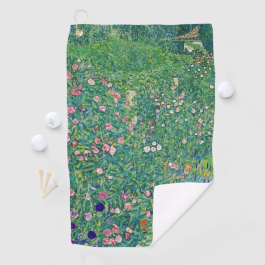 Gustav Klimt - Italiaans tuinlandschap Golfhanddoek (Insitu)