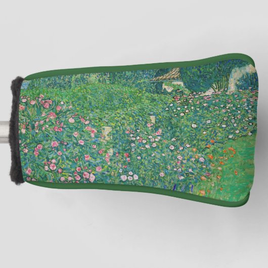 Gustav Klimt - Italiaans tuinlandschap Golfheadcover (Voorkant)