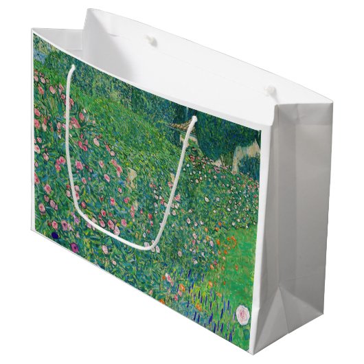 Gustav Klimt - Italiaans tuinlandschap Groot Cadeauzakje (Voorkant Gekanteld)