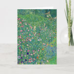 Gustav Klimt - Italiaans tuinlandschap Kaart<br><div class="desc">Italiaans tuinlandschap / Italiaans tuinbouwlandschap - Gustav Klimt,  Oil on Canvas,  1913</div>