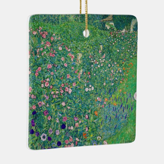 Gustav Klimt - Italiaans tuinlandschap Keramisch Ornament (Rechts)