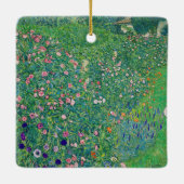 Gustav Klimt - Italiaans tuinlandschap Keramisch Ornament (Achterkant)