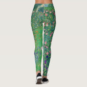 Gustav Klimt - Italiaans tuinlandschap Leggings (Achterkant)