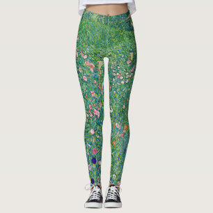 Gustav Klimt - Italiaans tuinlandschap Leggings