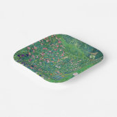 Gustav Klimt - Italiaans tuinlandschap Papieren Bordje (Gebogen)