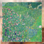 Gustav Klimt - Italiaans tuinlandschap Raamsticker (Vel 2)