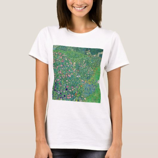 Gustav Klimt - Italiaans tuinlandschap T-shirt (Voorkant)
