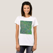 Gustav Klimt - Italiaans tuinlandschap T-shirt (Voorkant volledig)
